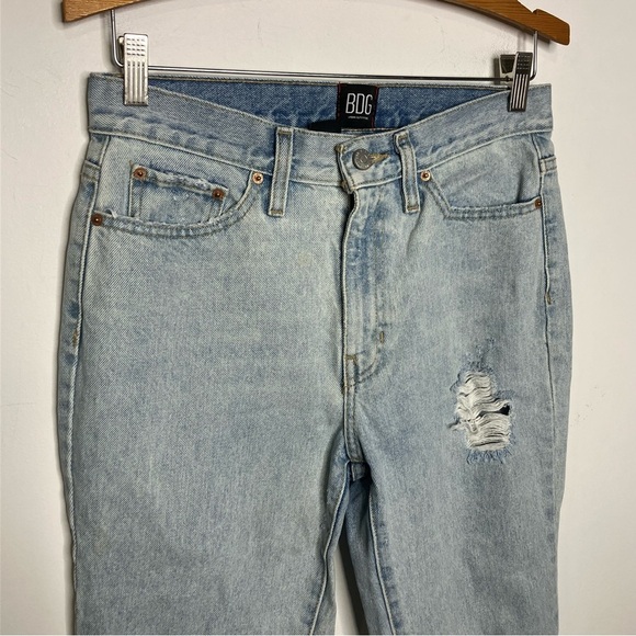 BDG Urban Outfitters bootcut Jeans light wash destroyed women’s size 27 - Picture 4 of 11